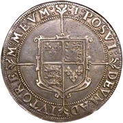 1 Crown - Elizabeth I 7th issue, United Kingdom, 1601-1602 reverse image