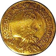1 Crown - Charles I Tower mint; 3rd bust, mule obverse image