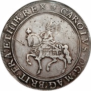 1 Crown - Charles I Tower mint obverse image