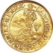 1 Crown - Charles I Tower mint; 4th bust obverse image