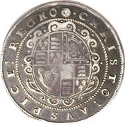 1 Crown - Charles I Truro mint, United Kingdom, 1642-1643 reverse image