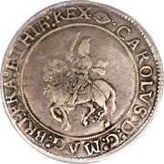 1 Crown - Charles I Tower mint; under Parliament obverse image