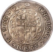 1 Crown - Charles I Tower mint; under Parliament, United Kingdom, 1643-1646 reverse image