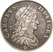1 Crown - Charles II 1st bust obverse image