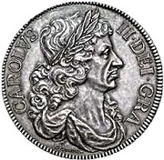 1 Crown - Charles II Pattern 'Petition' Crown obverse image