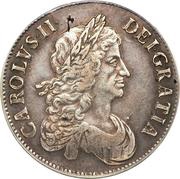 1 Crown - Charles II 2nd bust obverse image