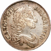 1 Crown - Charles II 3rd bust obverse image
