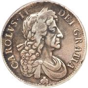 1 Crown - Charles II 4th bust; Africa Company obverse image