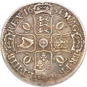 1 Crown - Charles II 4th bust; Africa Company, United Kingdom, 1681 reverse image