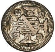 20 Réis - Pedro II Three Dots; Rio de Janeiro Mint reverse image