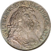 1 Crown - William and Mary obverse image