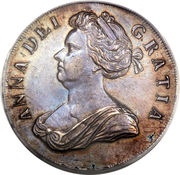 1 Crown - Anne pre-Union obverse image