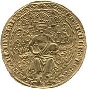 1 Double-florin - Edward III 3rd coinage; 1st period obverse image