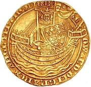 1 Noble - Edward III Pre-treaty period; series B obverse image