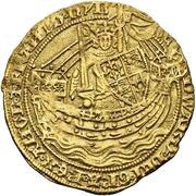 1 Noble - Edward III Pre-treaty period; series D obverse image