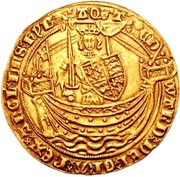 1 Noble - Edward III Treaty period; Calais mint obverse image