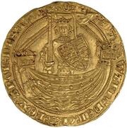 1 Noble - Edward III Treaty period; Calais mint obverse image