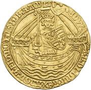 1 Noble - Edward III Post-Treaty period; London mint obverse image