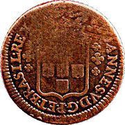 20 Réis - João V Province of Minas Gerais; Crown with 4 Arches; Lisbon Mint obverse image