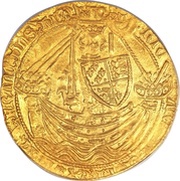 1 Noble - Richard II London mint; type IIIA obverse image