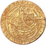 1 Noble - Richard II London mint; type IIIB obverse image