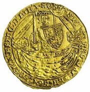 1 Noble - Richard II London mint; type IV obverse image