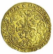 1 Noble - Richard II London mint; type IV, United Kingdom, 1377-1399 reverse image