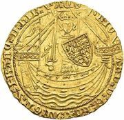 1 Noble - Richard II Calais mint; type IB obverse image