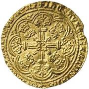 1 Noble - Richard II Calais mint; type II, United Kingdom, 1377-1399 reverse image