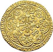 1 Noble - Richard II Calais mint; type III, United Kingdom, 1377-1399 reverse image