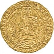 1 Noble - Henry IV Heavy coinage; Calais mint obverse image