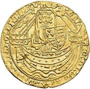1 Noble - Henry IV Heavy coinage; Calais mint obverse image