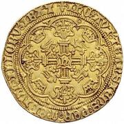 1 Noble - Henry V class A, United Kingdom, 1413-1422 reverse image