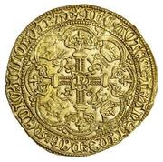 1 Noble - Henry V class B, United Kingdom, 1413-1422 reverse image