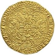 1 Noble - Henry V class C, United Kingdom, 1413-1422 reverse image