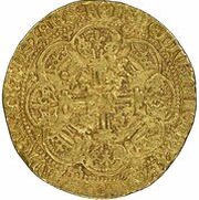 1 Noble - Henry V class D, United Kingdom, 1413-1422 reverse image
