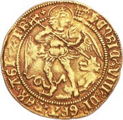 1 Angel - Henry VIII 1st coinage obverse image