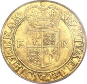 ½ Pound - Elizabeth I Hammered issue, United Kingdom, 1560-1566 reverse image