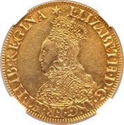 ½ Pound - Elizabeth I Milled Issue obverse image
