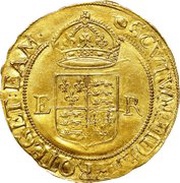 ½ Pound - Elizabeth I 6th Issue, United Kingdom, 1592-1595 reverse image