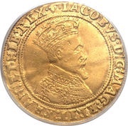 Double Crown - James I 2nd coinage; 3rd bust obverse image