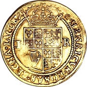Double Crown - James I 2nd coinage; 4th bust, United Kingdom, 1605-1611 reverse image