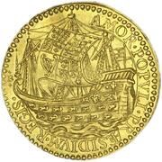 1 Angel - Charles I Pattern, United Kingdom, 1625 reverse image