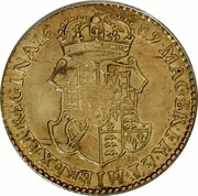 ½ Guinea - William and Mary 1st busts, United Kingdom, 1689 reverse image