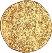 1 Ryal - Edward IV 1st reign; Light coinage, United Kingdom, 1464-1469 reverse image