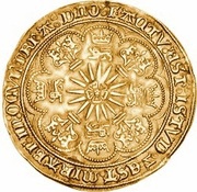 1 Ryal - Mary Tower mint, United Kingdom, 1553-1554 reverse image