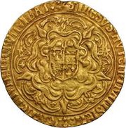 1 Sovereign - Henry VII Group III; dragon, United Kingdom, 1493-1495 reverse image