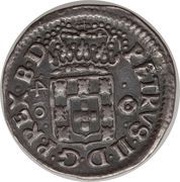 40 Réis - Pedro II Narrow Crown; Bahia Mint obverse image