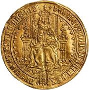 1 Sovereign - Henry VII Group V; lis/cross crosslet obverse image