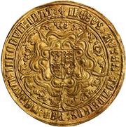 1 Sovereign - Henry VII Group V; lis/cross crosslet, United Kingdom, 1504-1505 reverse image